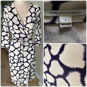 SOLD Diane Von Furstenberg Iconic Silk Wrap Dress